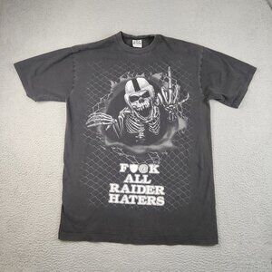 VTG Y2K Los Vegas Raiders Shirt Mens 2XL NFL Football Crude Funny Graphic-T